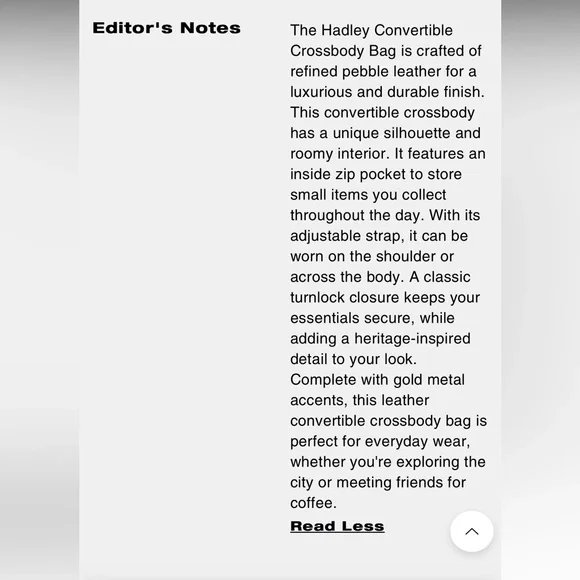 Coach Hadley Convertible Crossbody Bag - Picture 14 of 15